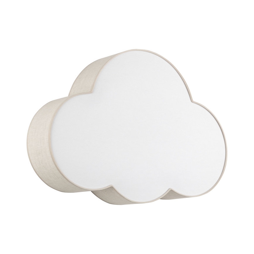 Brilagi - Lámpara de techo infantil NIMBUS LINEN 4xE27/15W/230V 46x63 cm beige