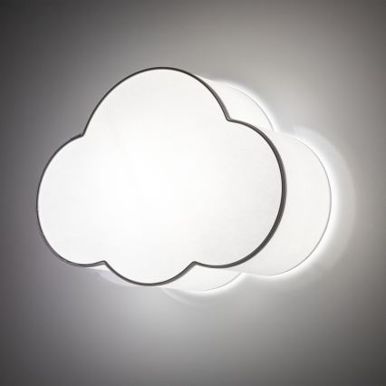 Brilagi - Lámpara de techo infantil NIMBUS MINI 2xE27/15W/230V 31x43 cm blanca