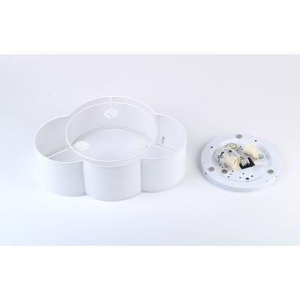 Brilagi - Lámpara de techo infantil NIMBUS MINI 2xE27/15W/230V 31x43 cm blanca