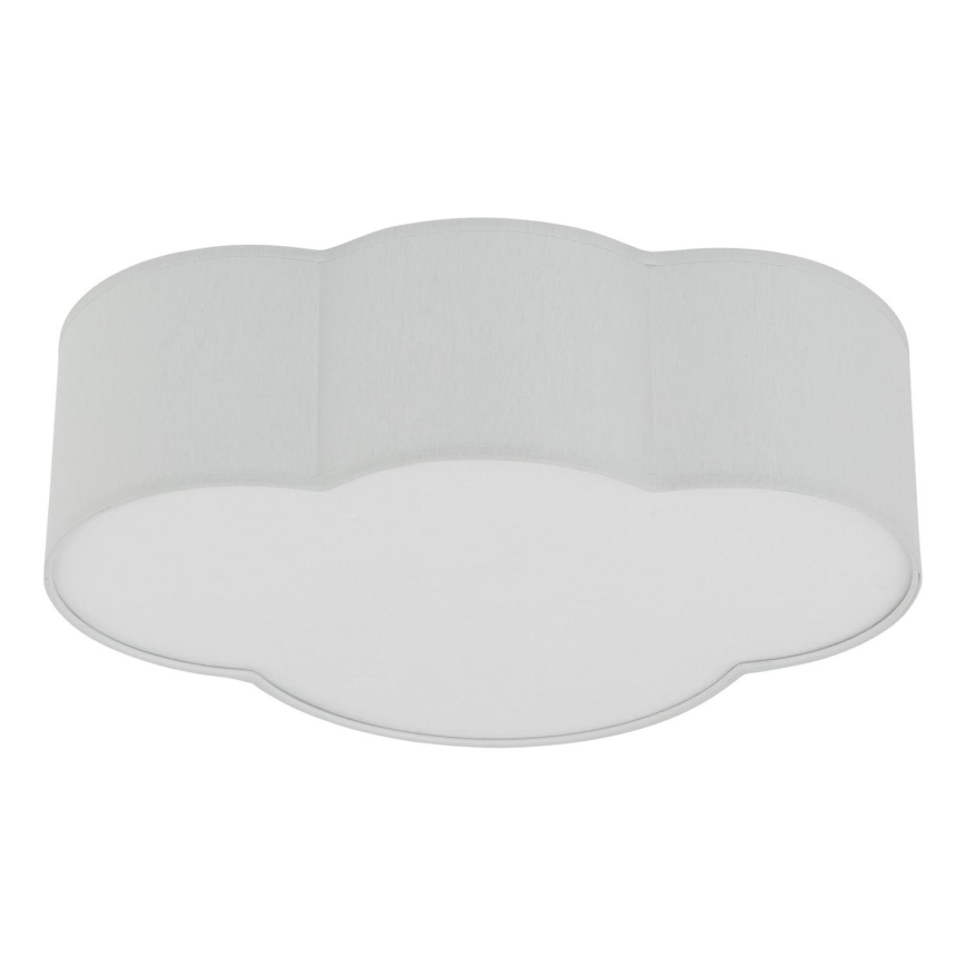 Brilagi - Lámpara de techo infantil NIMBUS MINI 2xE27/15W/230V 31x43 cm gris