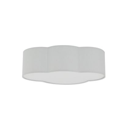 Brilagi - Lámpara de techo infantil NIMBUS MINI 2xE27/15W/230V 31x43 cm gris