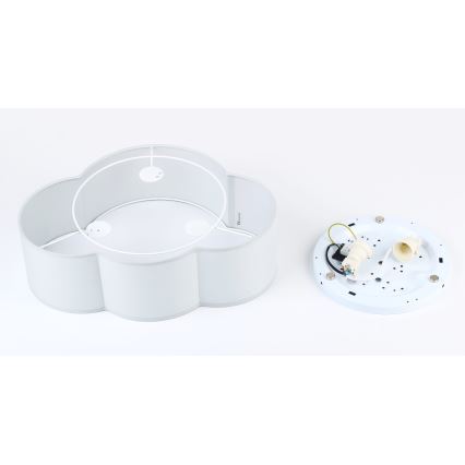 Brilagi - Lámpara de techo infantil NIMBUS MINI 2xE27/15W/230V 31x43 cm gris
