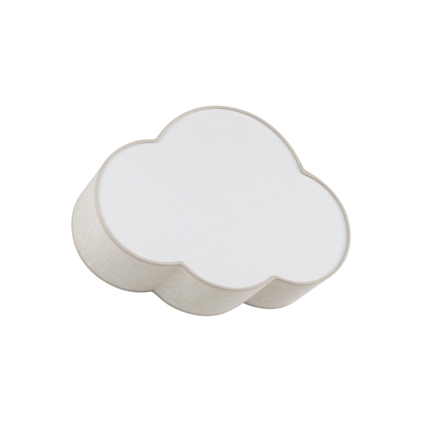 Brilagi - Lámpara de techo infantil NIMBUS MINI LINEN 2xE27/15W/230V 31x43 cm beige