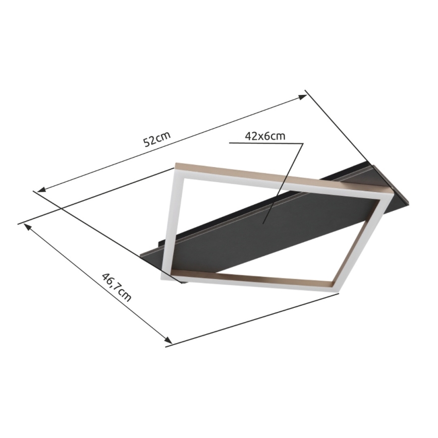 Brilagi - Lámpara de techo LED AXIS LED/18W/230V
