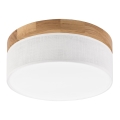 Brilagi - Lámpara de techo LED BELLADONNA LED/20W/230V Ø 30 cm blanca / roble