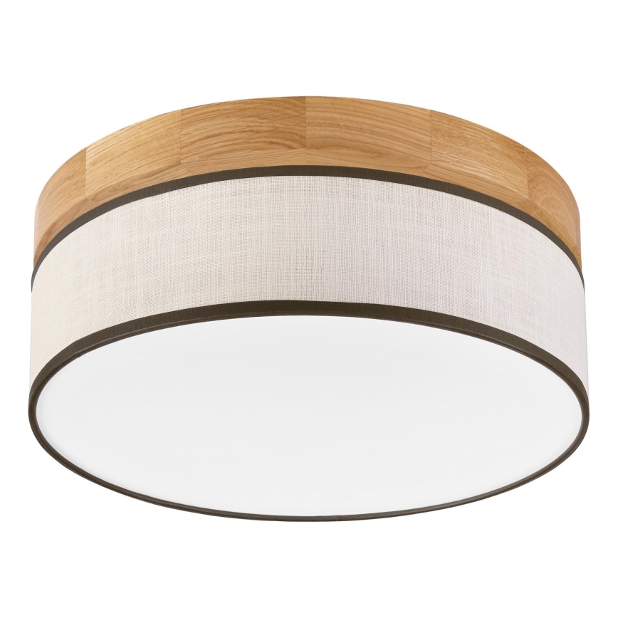Brilagi - Lámpara de techo LED BELLADONNA LED/20W/230V Ø 30 cm crema/roble