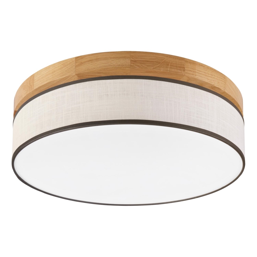Brilagi - Lámpara de techo LED BELLADONNA LED/36W/230V diámetro 40 cm crema/roble