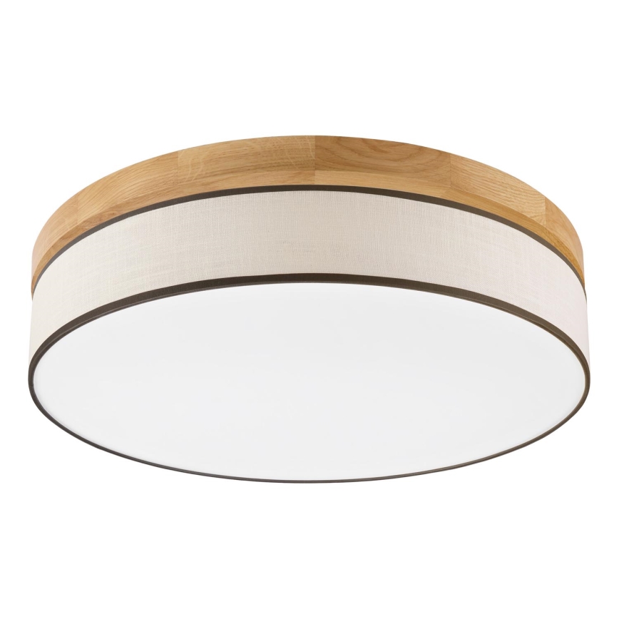 Brilagi - Lámpara de techo LED BELLADONNA LED/36W/230V diámetro 50 cm crema/roble