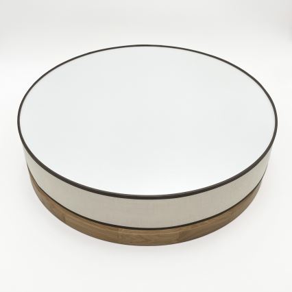 Brilagi - Lámpara de techo LED BELLADONNA LED/36W/230V diámetro 50 cm crema/roble