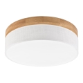 Brilagi - Lámpara de techo LED BELLADONNA LED/36W/230V Ø 40 cm blanca / roble