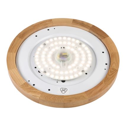 Brilagi - Lámpara de techo LED BELLADONNA LED/36W/230V Ø 40 cm blanca / roble