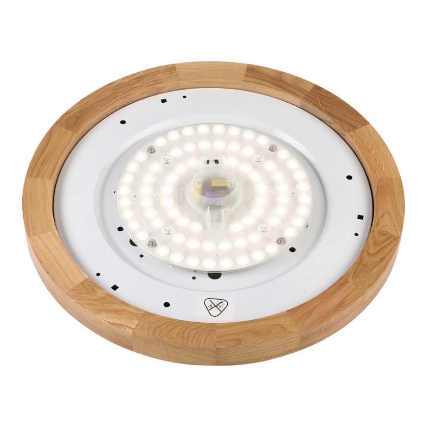 Brilagi - Lámpara de techo LED BELLADONNA LED/36W/230V Ø 40 cm blanca / roble