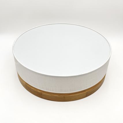 Brilagi - Lámpara de techo LED BELLADONNA LED/36W/230V Ø 40 cm blanca / roble