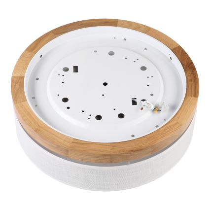 Brilagi - Lámpara de techo LED BELLADONNA LED/36W/230V Ø 40 cm blanca / roble