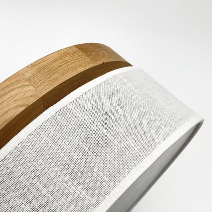 Brilagi - Lámpara de techo LED BELLADONNA LED/36W/230V Ø 50 cm blanca/madera