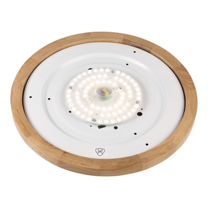 Brilagi - Lámpara de techo LED BELLADONNA LED/36W/230V Ø 50 cm blanca/madera