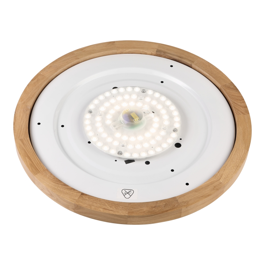Brilagi - Lámpara de techo LED BELLADONNA LED/36W/230V Ø 50 cm blanca/madera