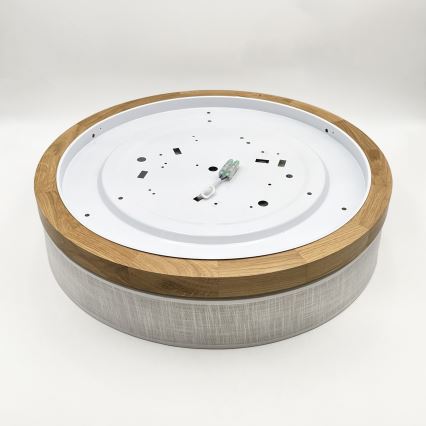 Brilagi - Lámpara de techo LED BELLADONNA LED/36W/230V Ø 50 cm blanca/madera