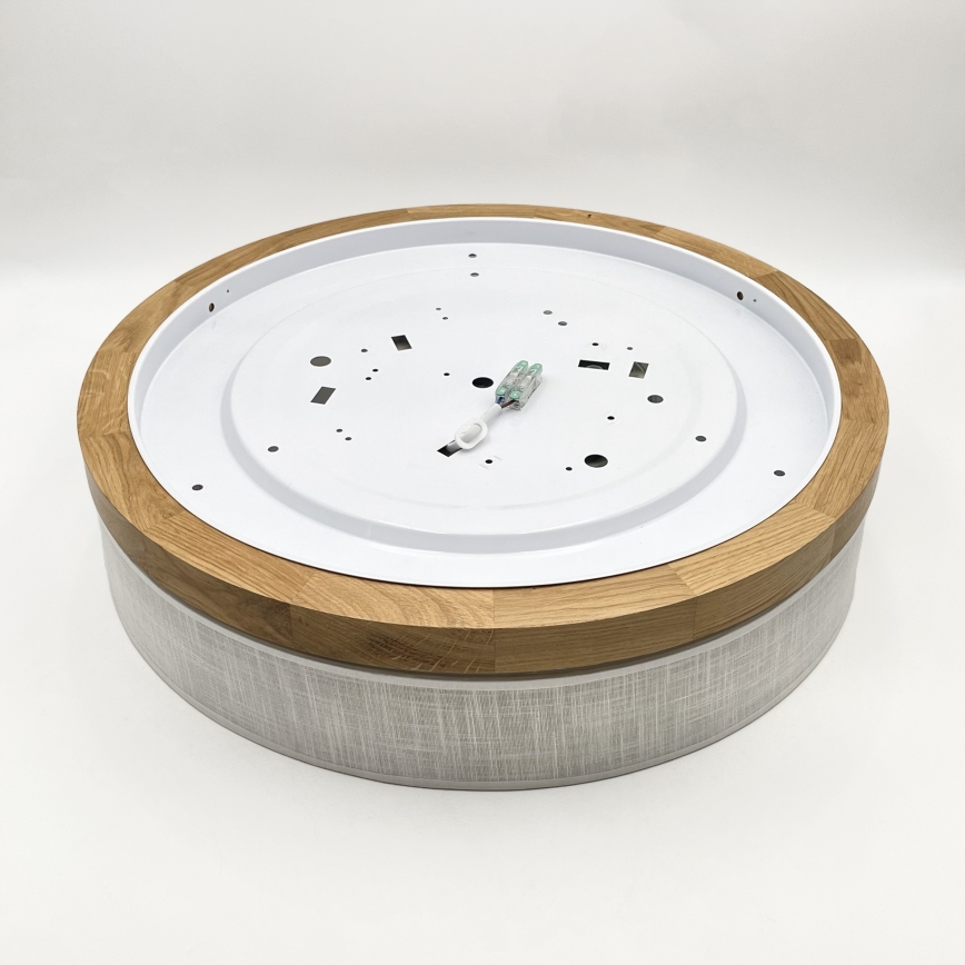 Brilagi - Lámpara de techo LED BELLADONNA LED/36W/230V Ø 50 cm blanca/madera