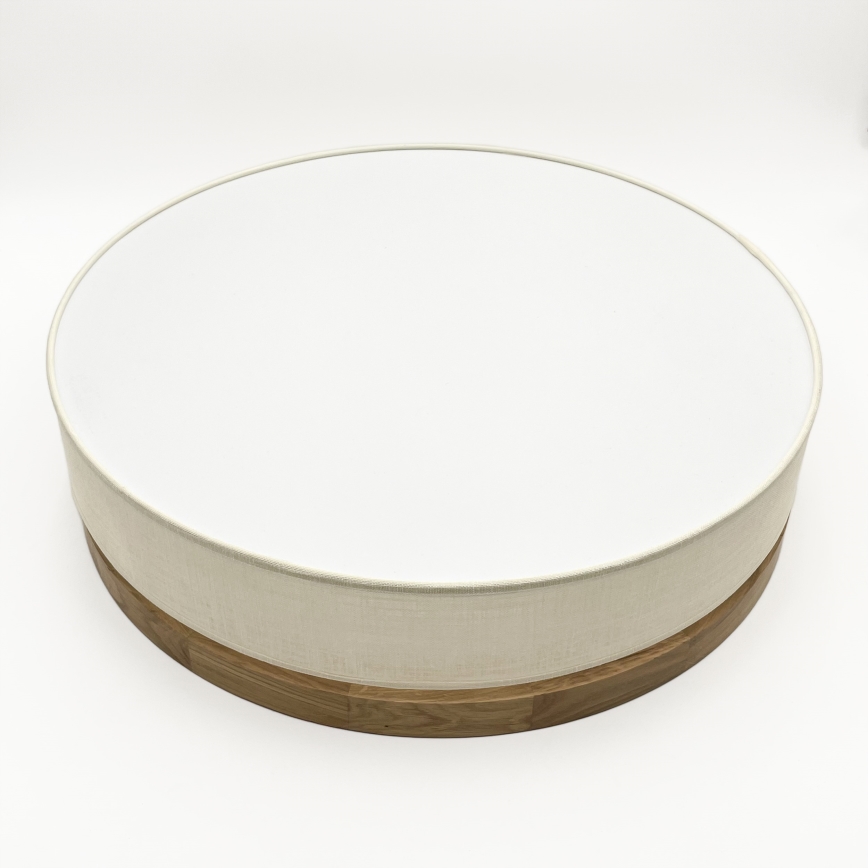 Brilagi - Lámpara de techo LED BELLADONNA LED/36W/230V Ø 50 cm crema/roble
