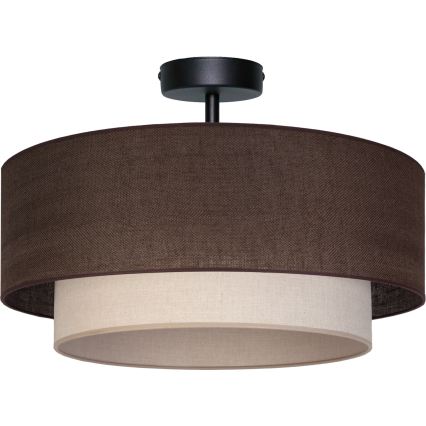 Brilagi - Lámpara de techo LED BOHO ECO de montaje en superficie 1xE27/10W/230V Ø 40 cm marrón/crema