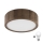Brilagi - Lámpara de techo LED CARVALHO 1xE27/60W/230V roble nogal Ø 27 cm