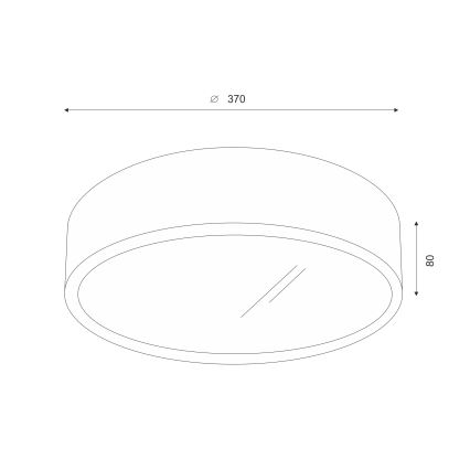 Brilagi - Lámpara de techo LED CARVALHO 2xE27/60W/230V roble nogal Ø 37 cm