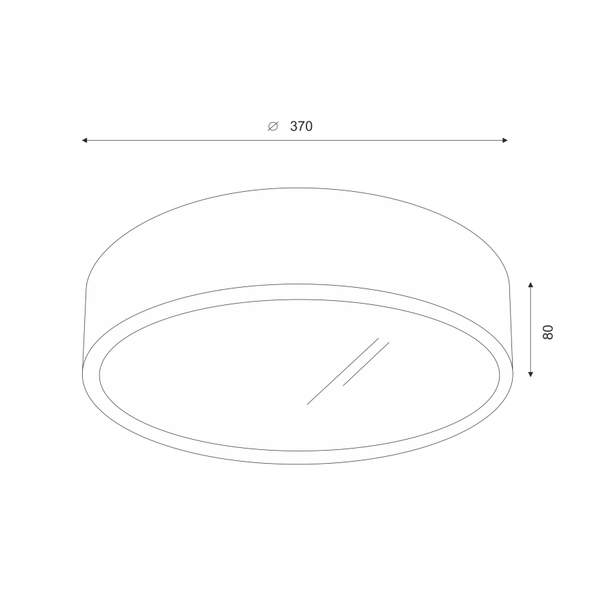 Brilagi - Lámpara de techo LED CARVALHO 2xE27/60W/230V roble nogal Ø 37 cm