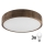 Brilagi - Lámpara de techo LED CARVALHO 3xE27/60W/230V roble nogal Ø 47 cm