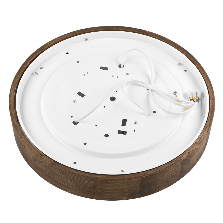Brilagi - Lámpara de techo LED CARVALHO 3xE27/60W/230V roble nogal Ø 47 cm