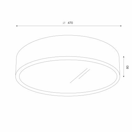 Brilagi - Lámpara de techo LED CARVALHO 3xE27/60W/230V roble nogal Ø 47 cm