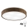 Brilagi - Lámpara de techo LED CARVALHO 4xE27/60W/230V, acabado roble/nogal, diámetro 57,5 cm