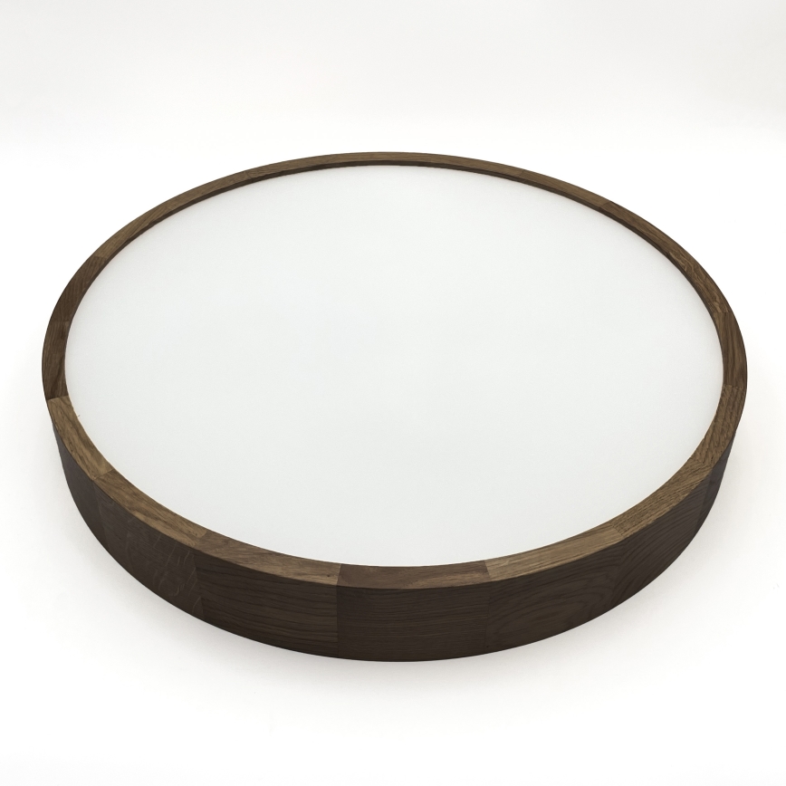 Brilagi - Lámpara de techo LED CARVALHO 4xE27/60W/230V nuez Ø 57,5 cm