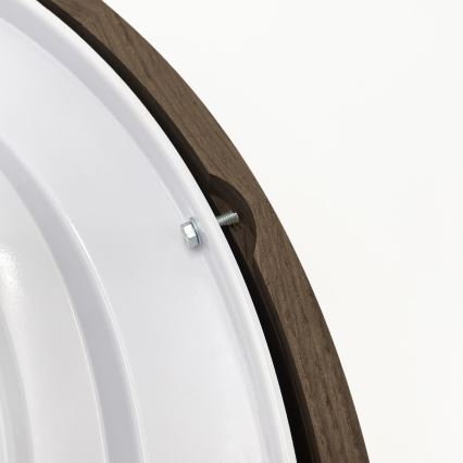 Brilagi - Lámpara de techo LED CARVALHO 4xE27/60W/230V nuez Ø 57,5 cm