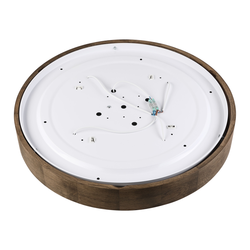 Brilagi - Lámpara de techo LED CARVALHO 4xE27/60W/230V nuez Ø 57,5 cm
