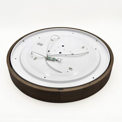 Brilagi - Lámpara de techo LED CARVALHO 4xE27/60W/230V nuez Ø 57,5 cm