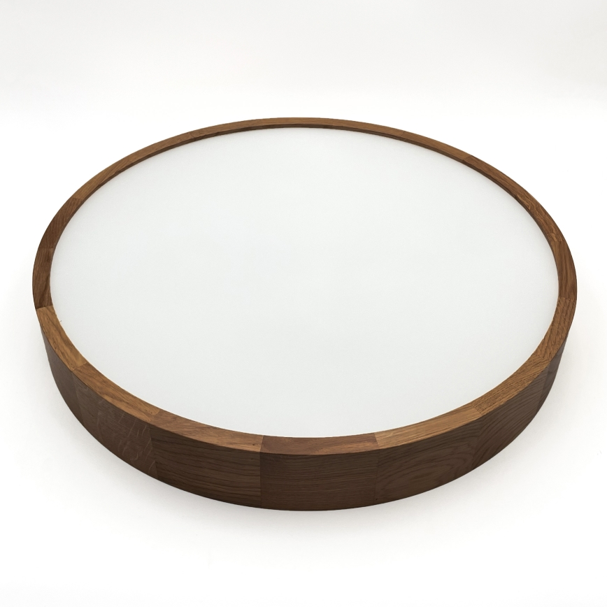 Brilagi - Lámpara de techo LED CARVALHO 4xE27/60W/230V roble cereza Ø 57,5 cm