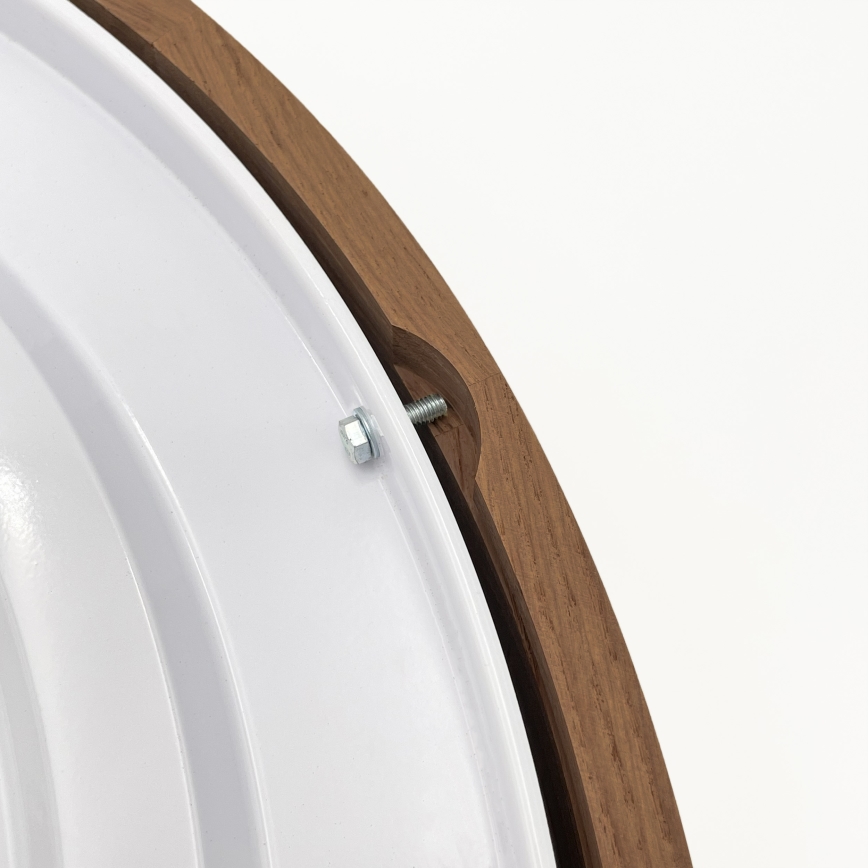 Brilagi - Lámpara de techo LED CARVALHO 4xE27/60W/230V roble cereza Ø 57,5 cm