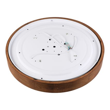 Brilagi - Lámpara de techo LED CARVALHO 4xE27/60W/230V roble cereza Ø 57,5 cm