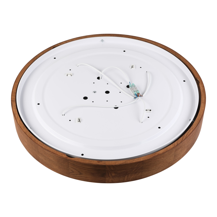 Brilagi - Lámpara de techo LED CARVALHO 4xE27/60W/230V roble cereza Ø 57,5 cm