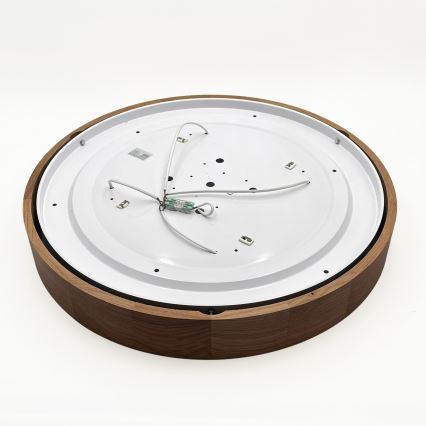 Brilagi - Lámpara de techo LED CARVALHO 4xE27/60W/230V roble cereza Ø 57,5 cm