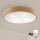 Brilagi - Lámpara de techo LED CARVALHO 4xE27/60W/230V roble, Ø 57,5 cm