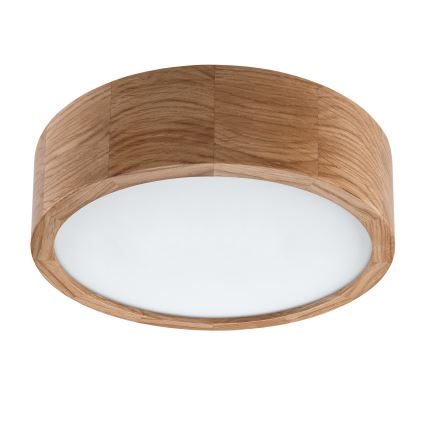 Brilagi - Lámpara de techo LED CARVALHO LED/20W/230V roble Ø 27,5 cm