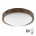 Brilagi - Lámpara de techo LED CARVALHO SLIM 2xE27/60W/230V roble nogal diámetro 37 cm