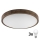 Brilagi - Lámpara de techo LED CARVALHO SLIM 3xE27/60W/230V roble nogal diámetro 47 cm