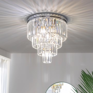 Brilagi - Lámpara de techo LED de cristal JEWEL 5xG9/42W/230V Ø 40 cm