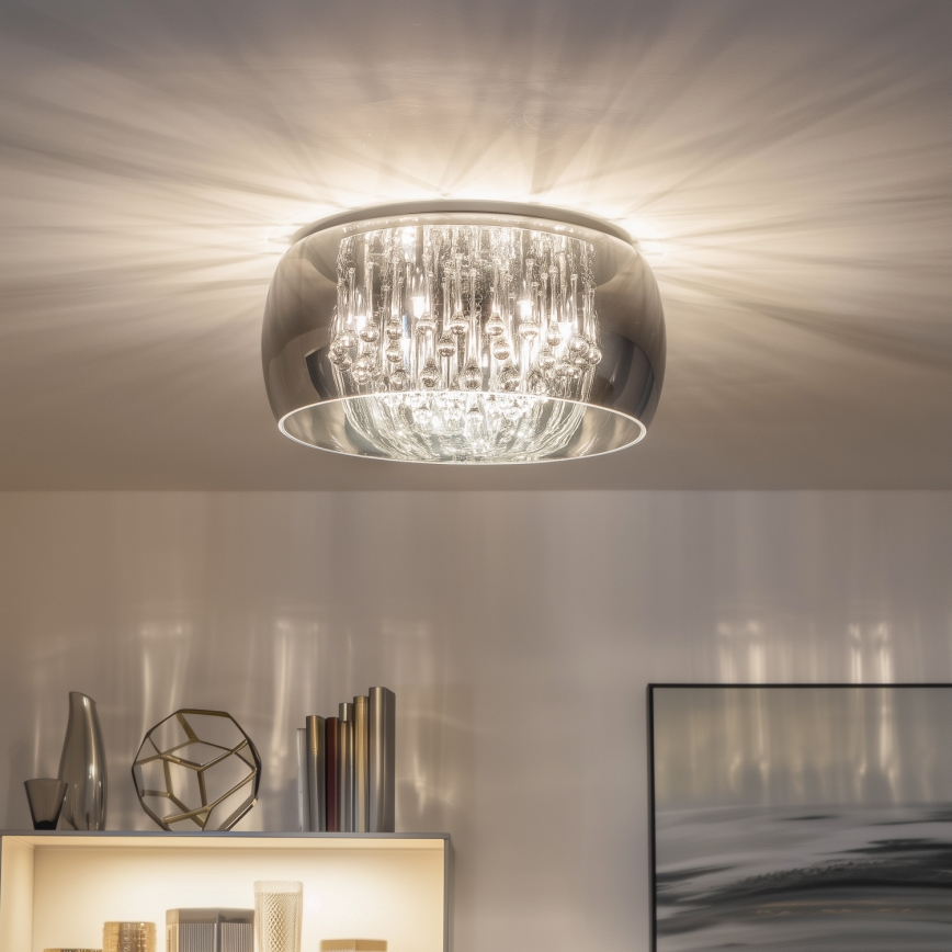 Brilagi - Lámpara de techo LED de cristal JEWEL 6xG9/42W/230V, diámetro 50 cm