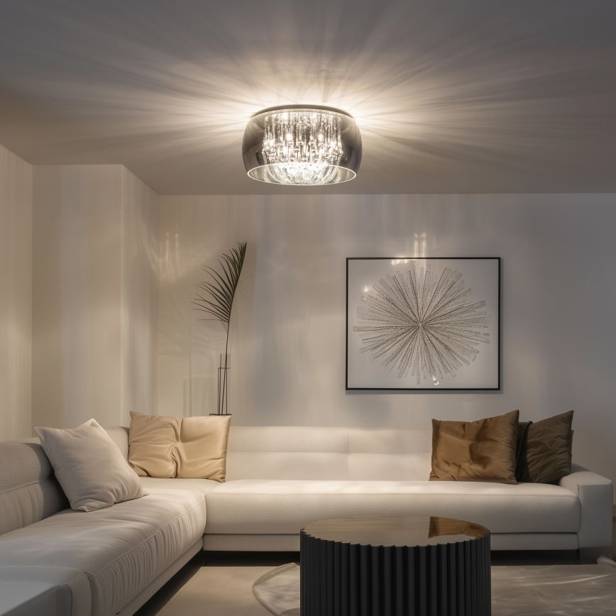 Brilagi - Lámpara de techo LED de cristal JEWEL 6xG9/42W/230V, diámetro 50 cm