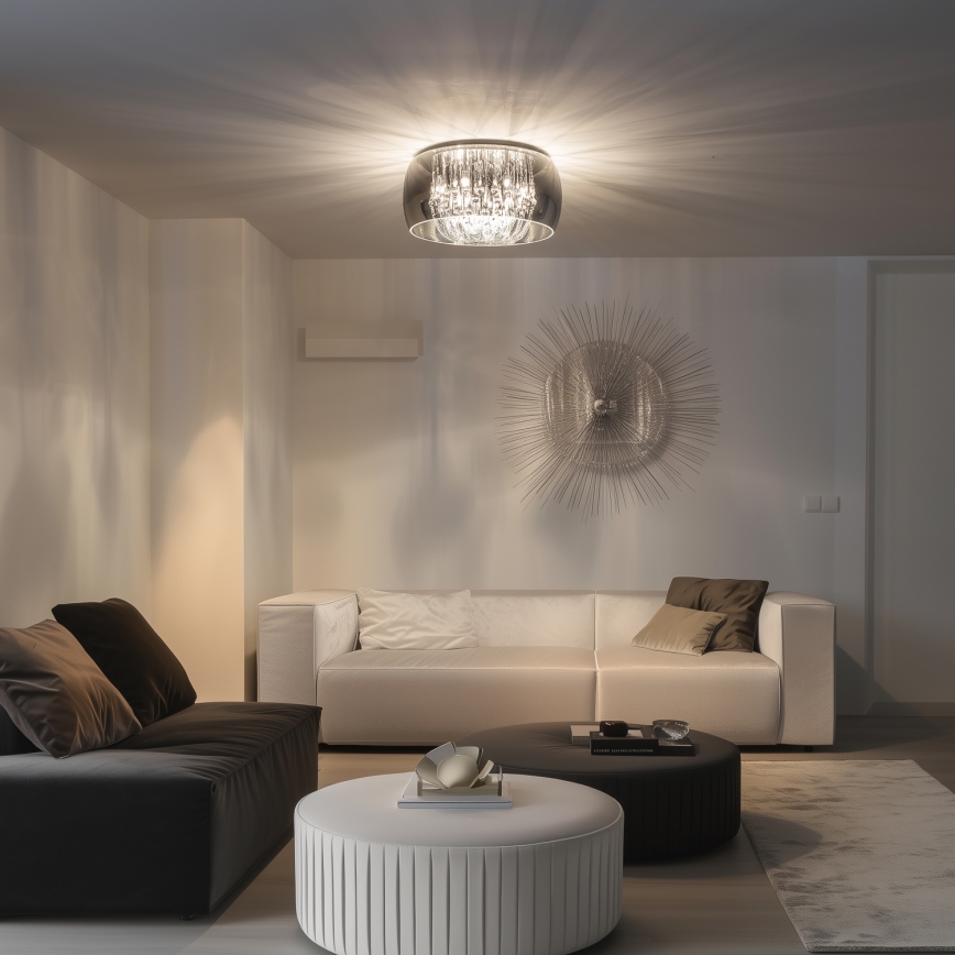 Brilagi - Lámpara de techo LED de cristal JEWEL 6xG9/42W/230V, diámetro 50 cm