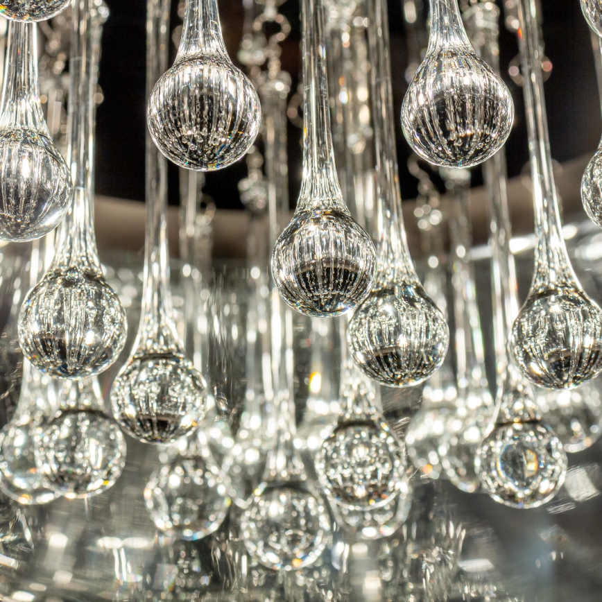 Brilagi - Lámpara de techo LED de cristal JEWEL 6xG9/42W/230V, diámetro 50 cm